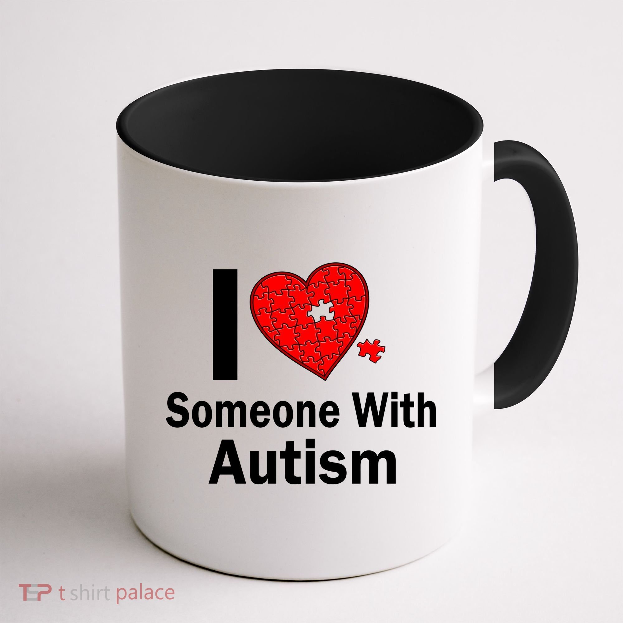 I Heart Someone With Autism Coffee Mug