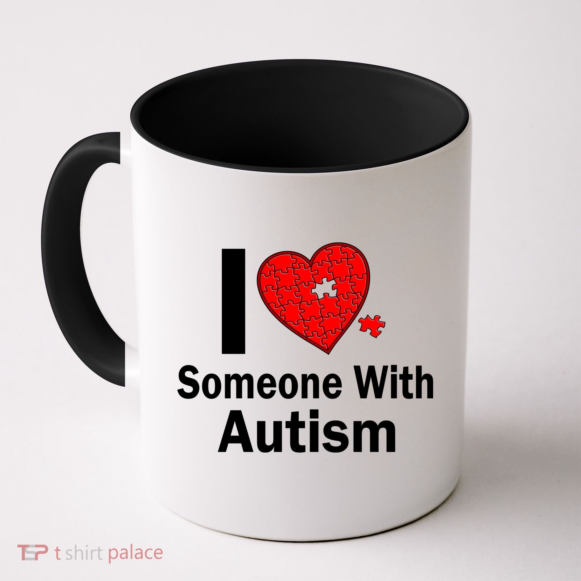 I Heart Someone With Autism Coffee Mug