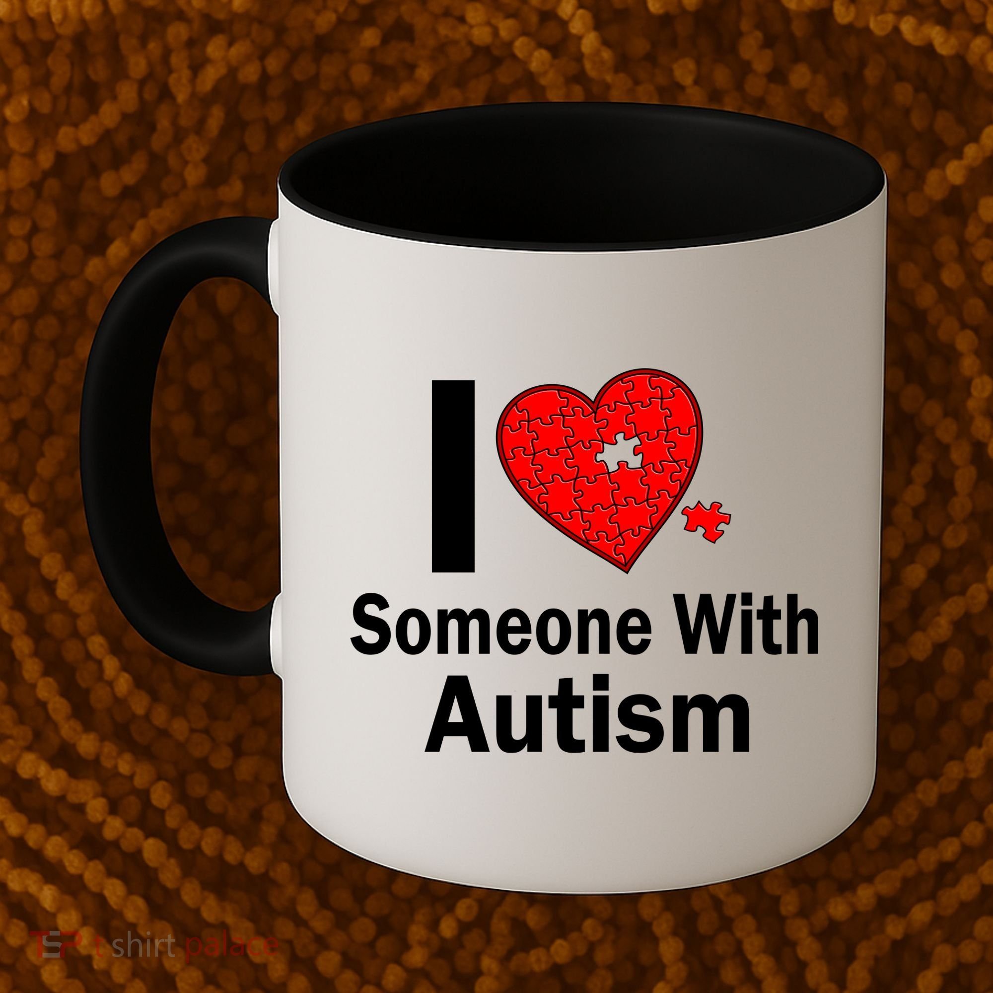 I Heart Someone With Autism Coffee Mug