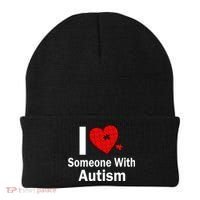 I Heart Someone With Autism Beanie thumb 0