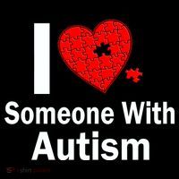 I Heart Someone With Autism Coaster thumb 2