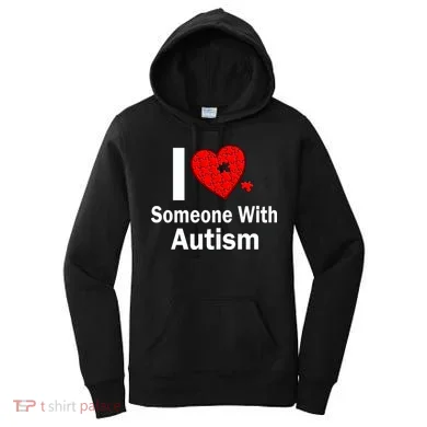 I Heart Someone With Autism Women's Hoodie