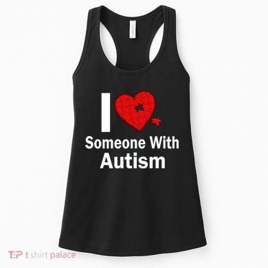 I Heart Someone With Autism Women's Tank Top