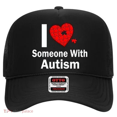 I Heart Someone With Autism Hat