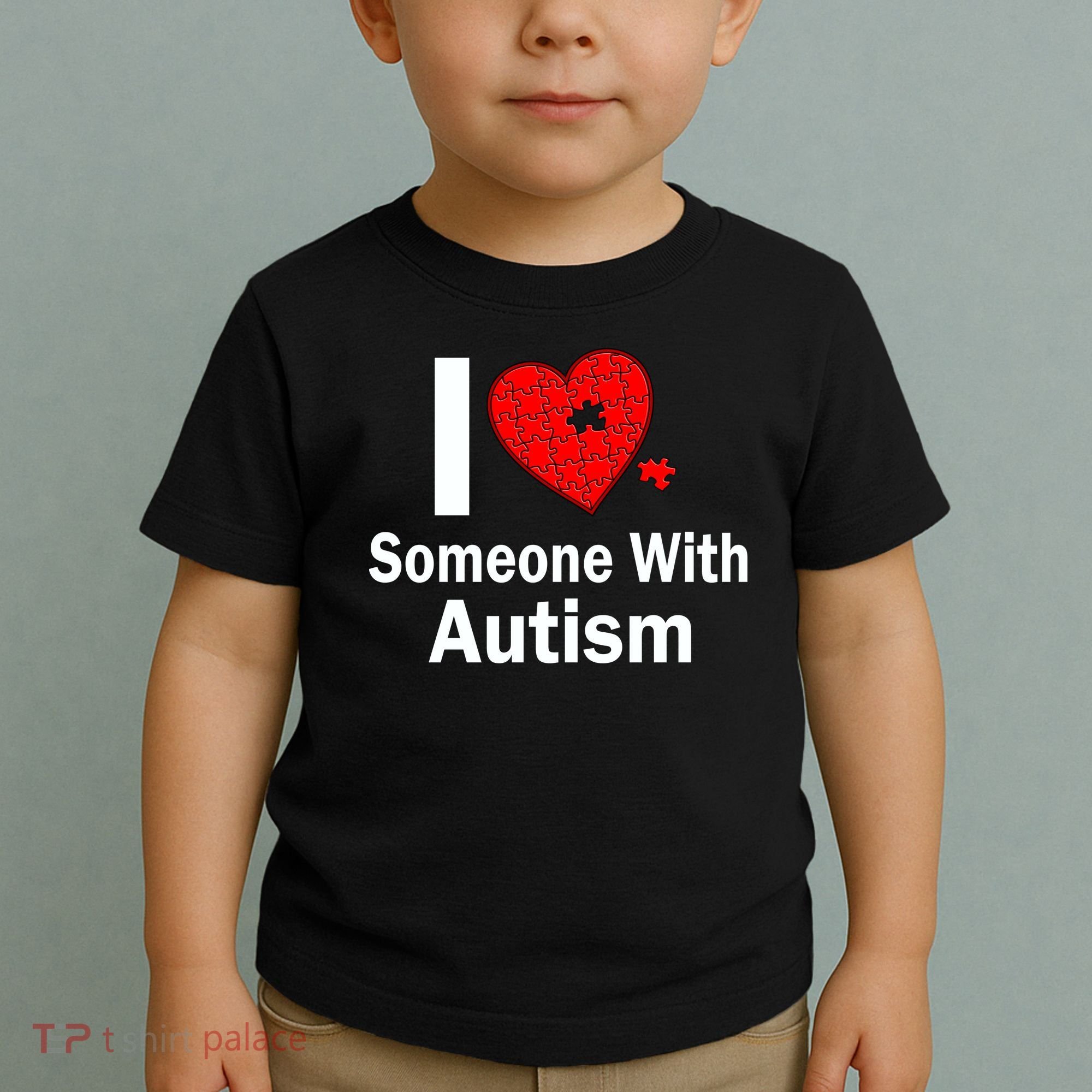 I Heart Someone With Autism Toddler T-Shirt