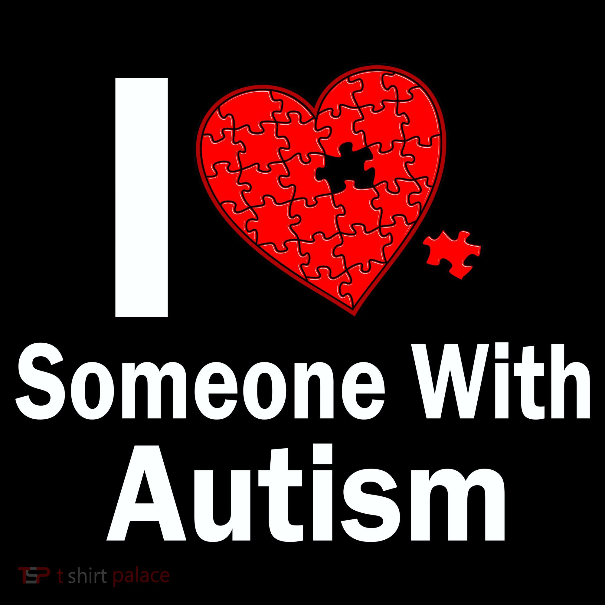 I Heart Someone With Autism Women's T-Shirt