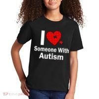 I Heart Someone With Autism Kids T-Shirt thumb 2
