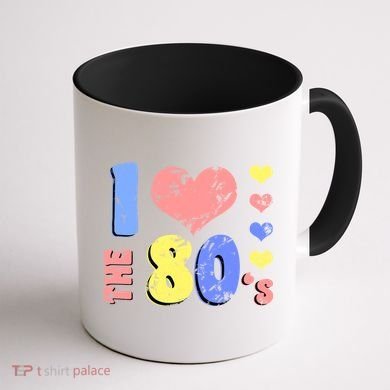 I Heart The 80's Coffee Mug back
