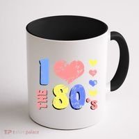 I Heart The 80's Coffee Mug thumb 1