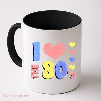I Heart The 80's Coffee Mug