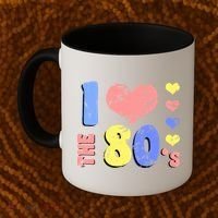 I Heart The 80's Coffee Mug thumb 2