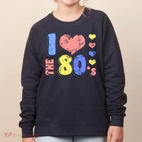 I Heart The 80's Women's Sweatshirt thumb 0