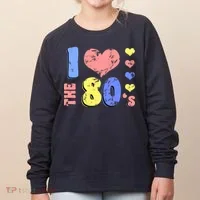I Heart The 80's Women's Sweatshirt thumb 0
