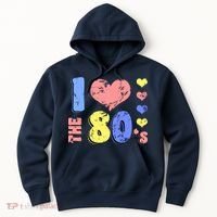 I Heart The 80's Hoodie thumb 0