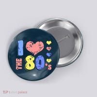 I Heart The 80's Button thumb 0