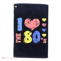 I Heart The 80's Golf Towel thumb 0