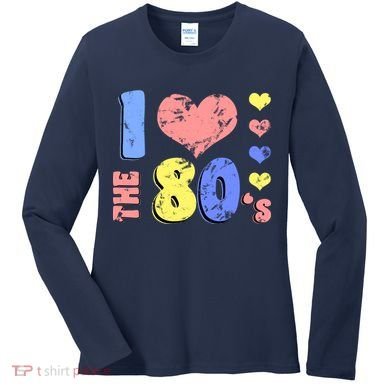 I Heart The 80's Women's Long Sleeve Shirt