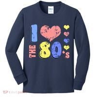 I Heart The 80's Kids Long Sleeve Shirt thumb 0