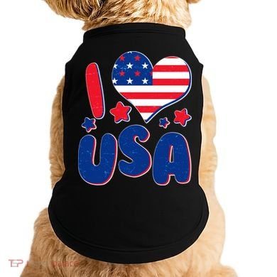 I Heart USA Doggie Tank