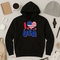 I Heart USA Hoodie thumb 3