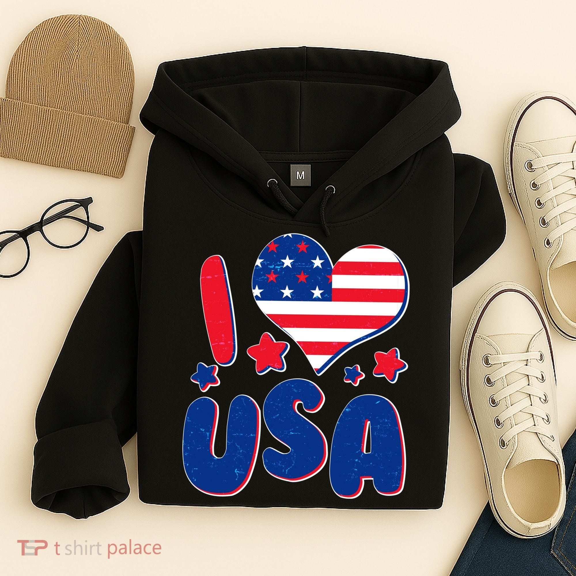 I Heart USA Hoodie