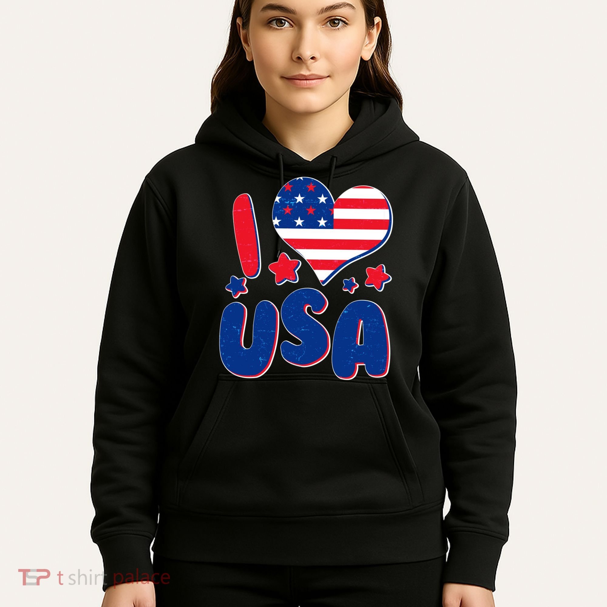 I Heart USA Hoodie