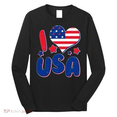 I Heart USA Long Sleeve Shirt