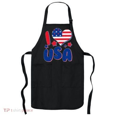 I Heart USA Apron