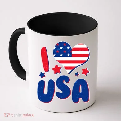 I Heart USA Coffee Mug