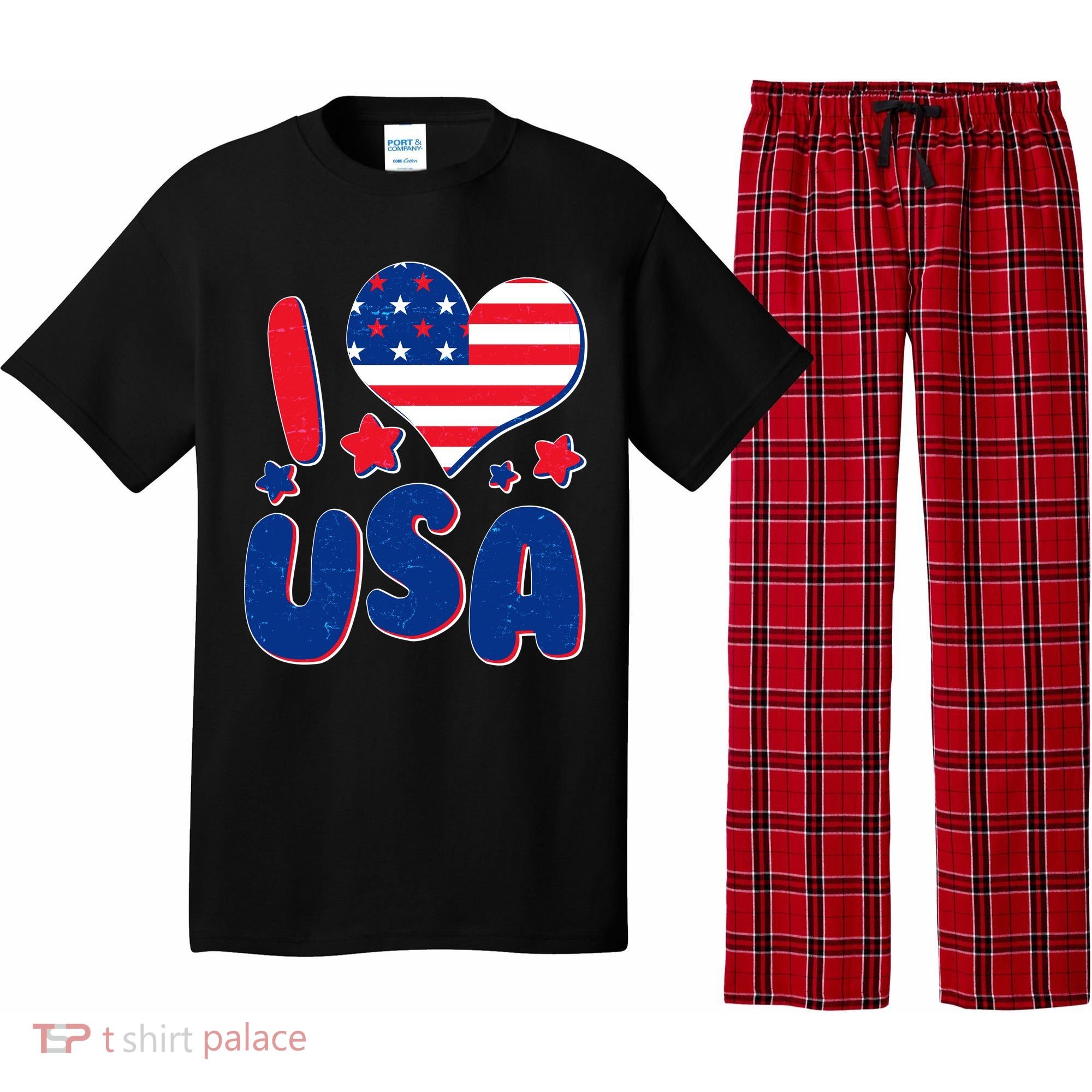 I Heart USA Pajama Set