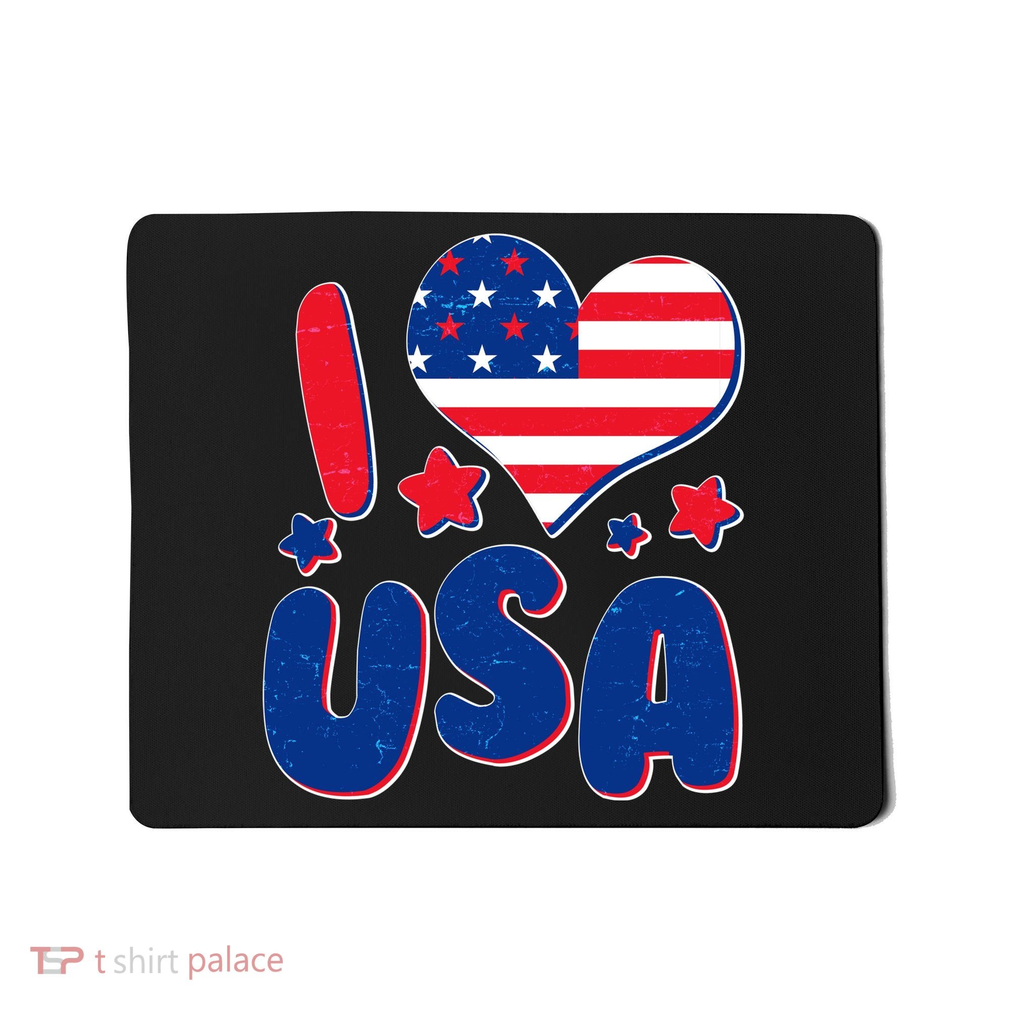 I Heart USA Mousepad