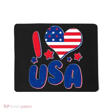 I Heart USA Mousepad