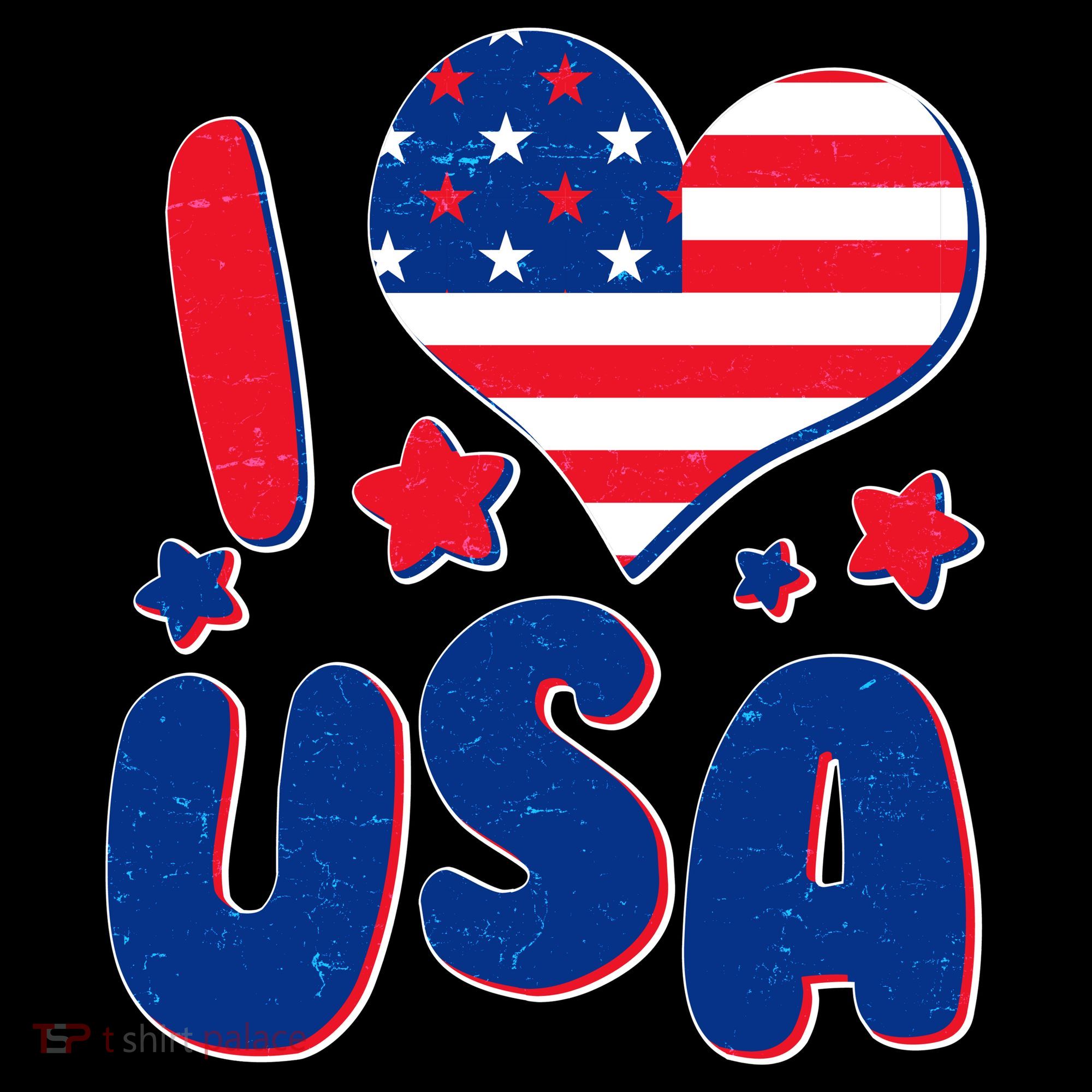 I Heart USA Mousepad
