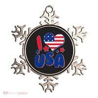 I Heart USA Ornament thumb 0