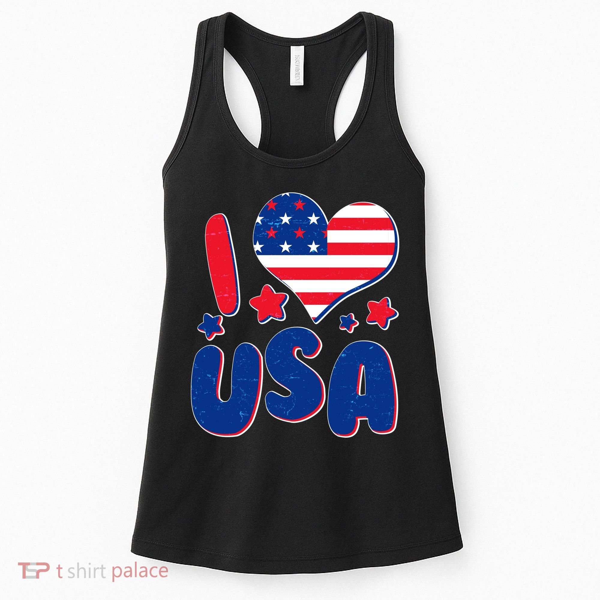 I Heart USA Women's Tank Top