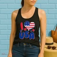 I Heart USA Women's Tank Top thumb 2