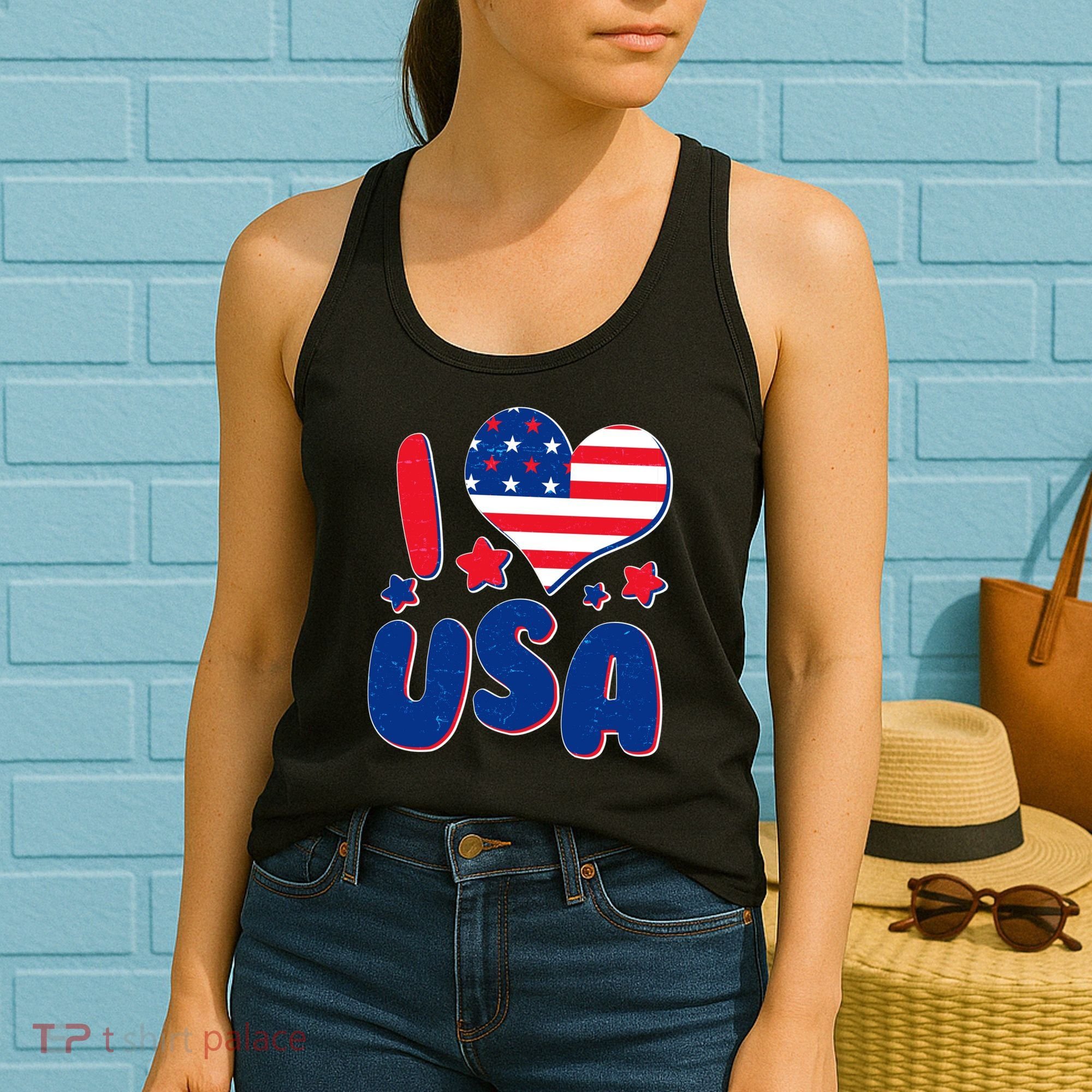I Heart USA Women's Tank Top