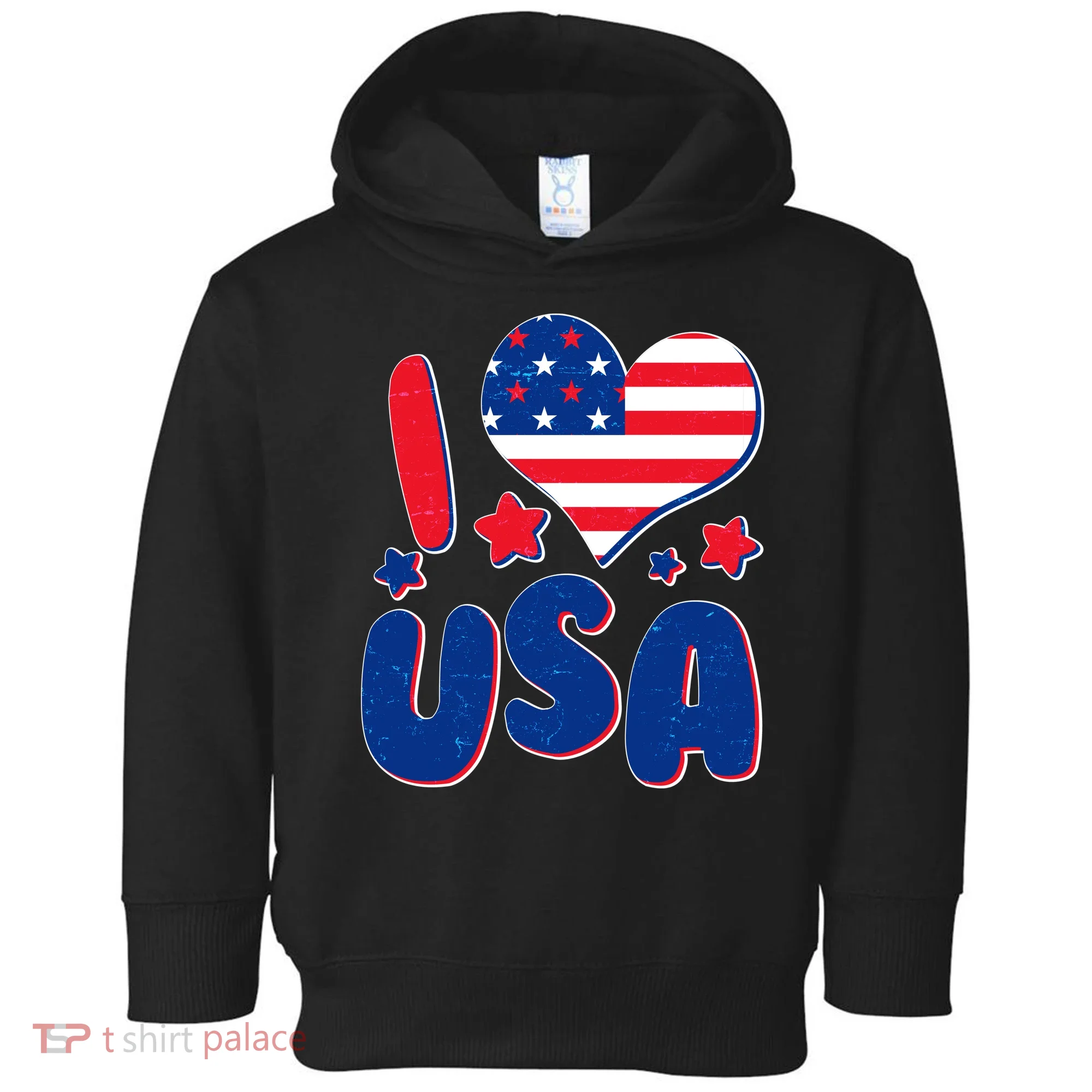 I Heart USA Toddler Hoodie