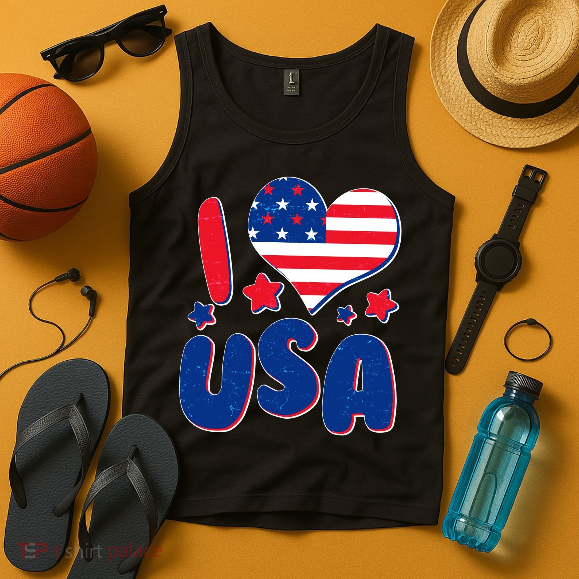 I Heart USA Tank Top