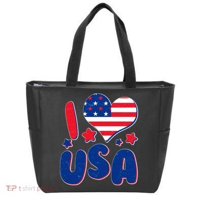 I Heart USA Tote Bag