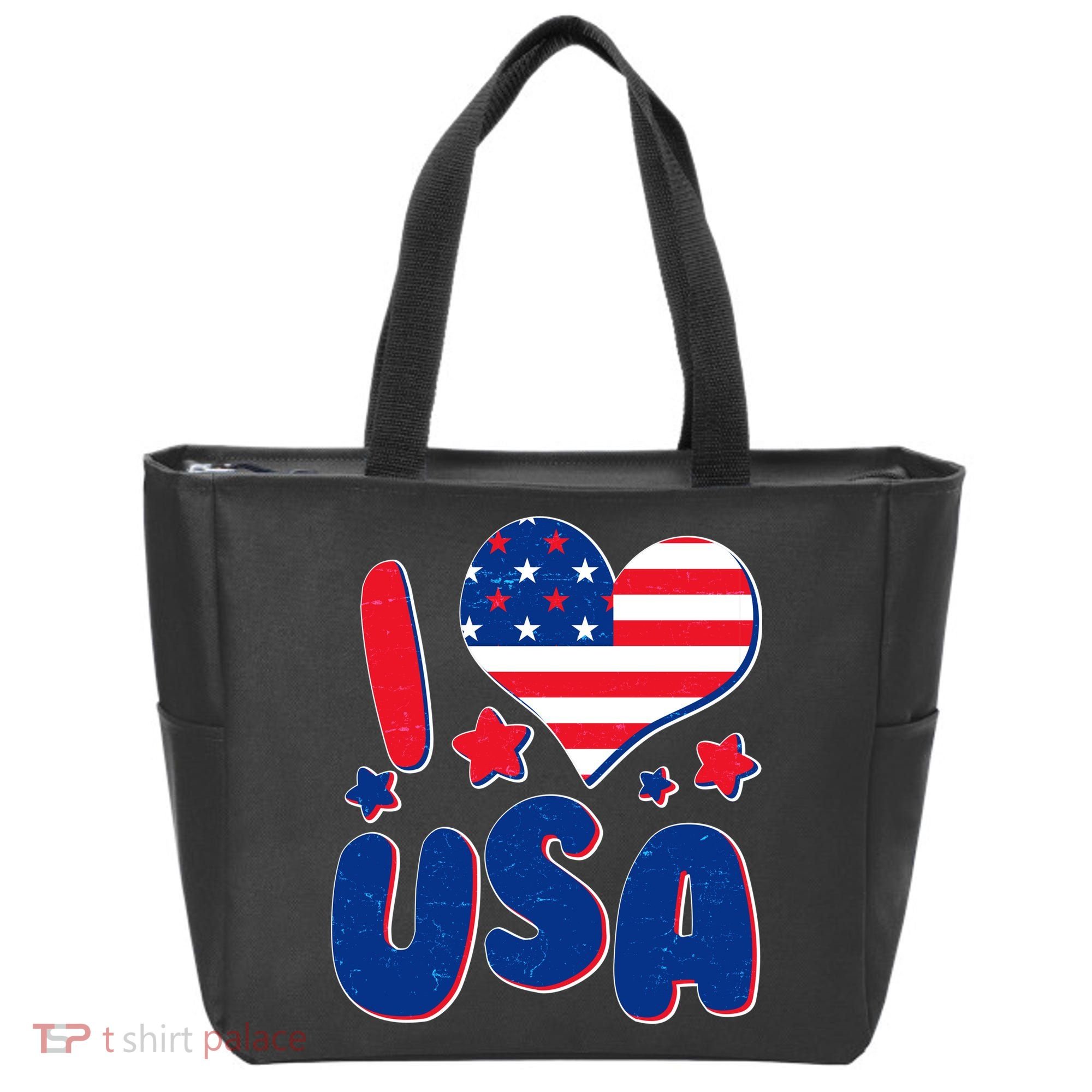 I Heart USA Tote Bag