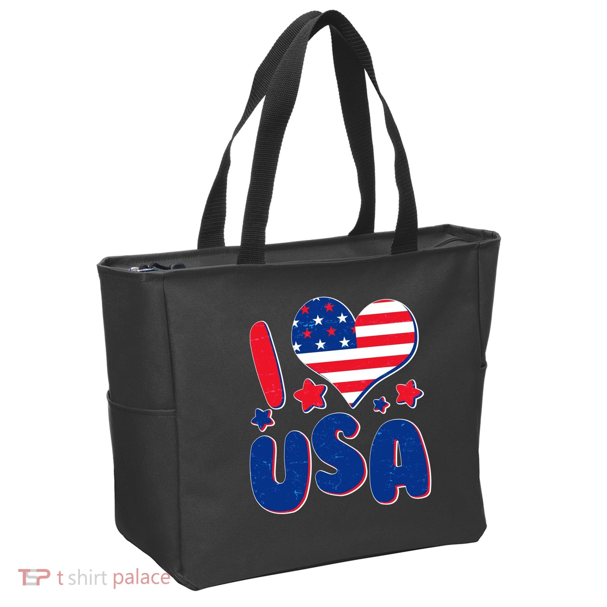 I Heart USA Tote Bag