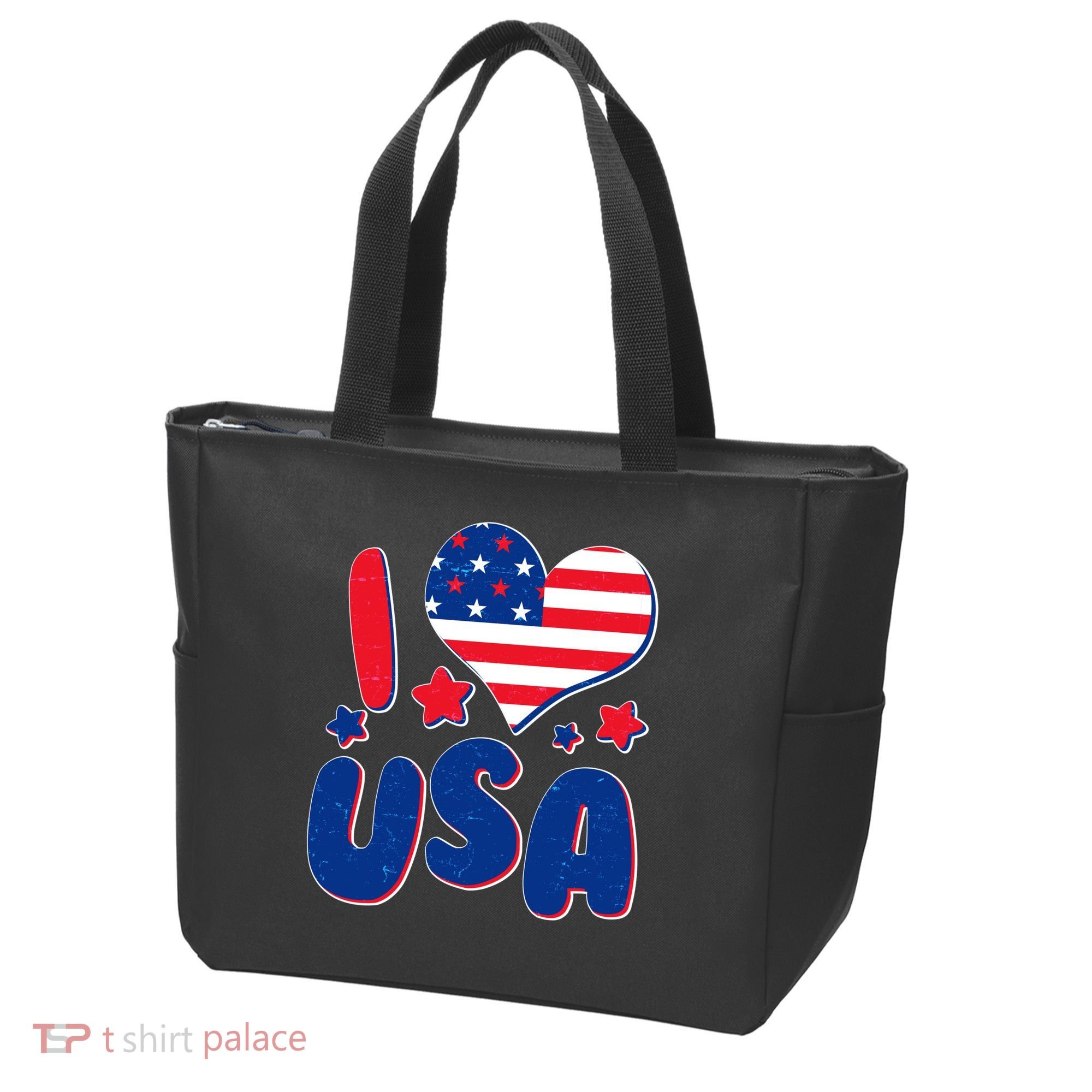 I Heart USA Tote Bag