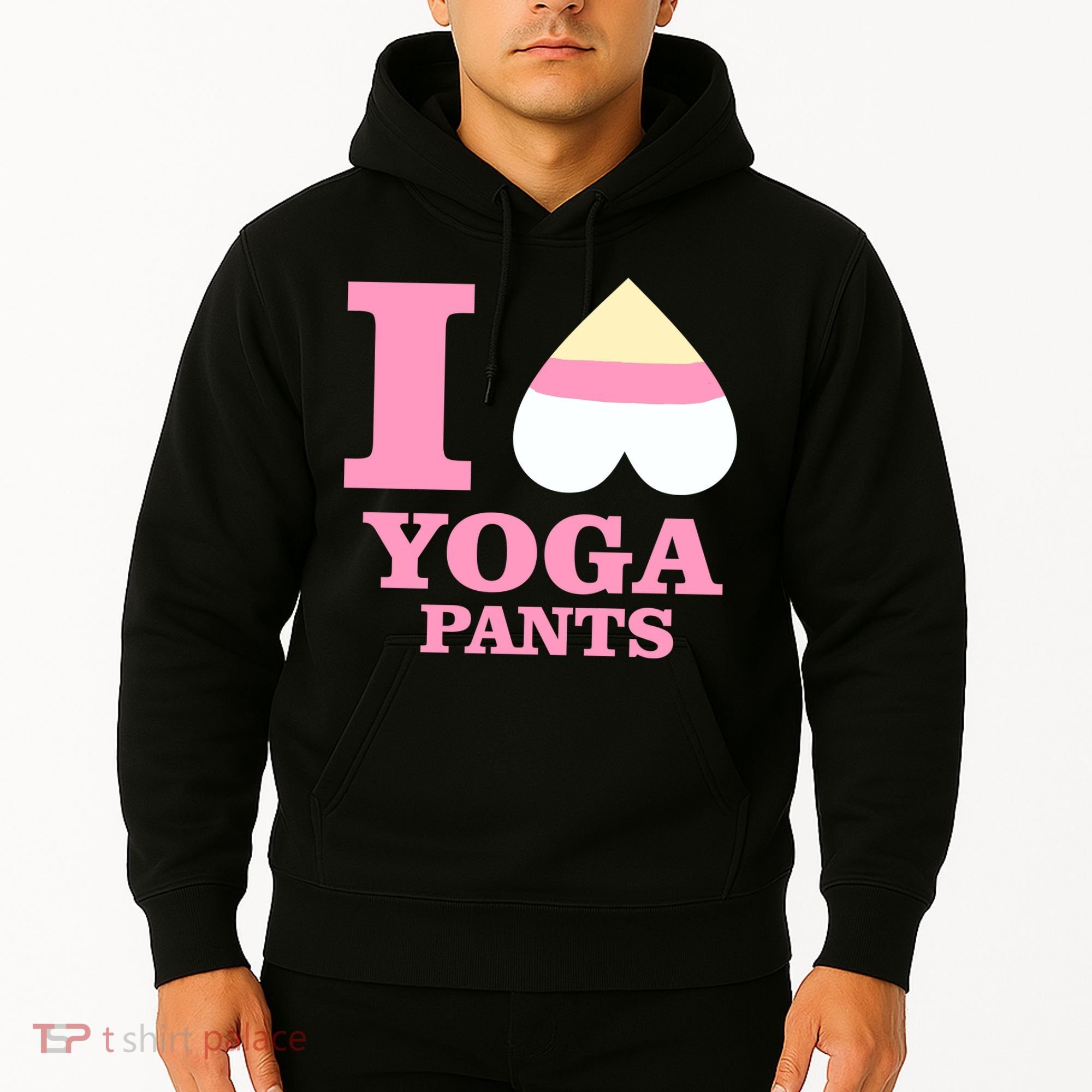 I Heart Yoga Pants Hoodie