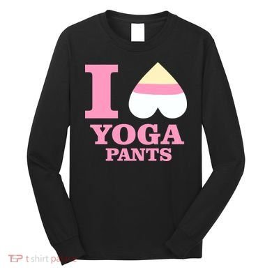 I Heart Yoga Pants Long Sleeve Shirt