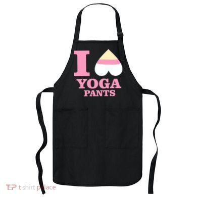 I Heart Yoga Pants Apron