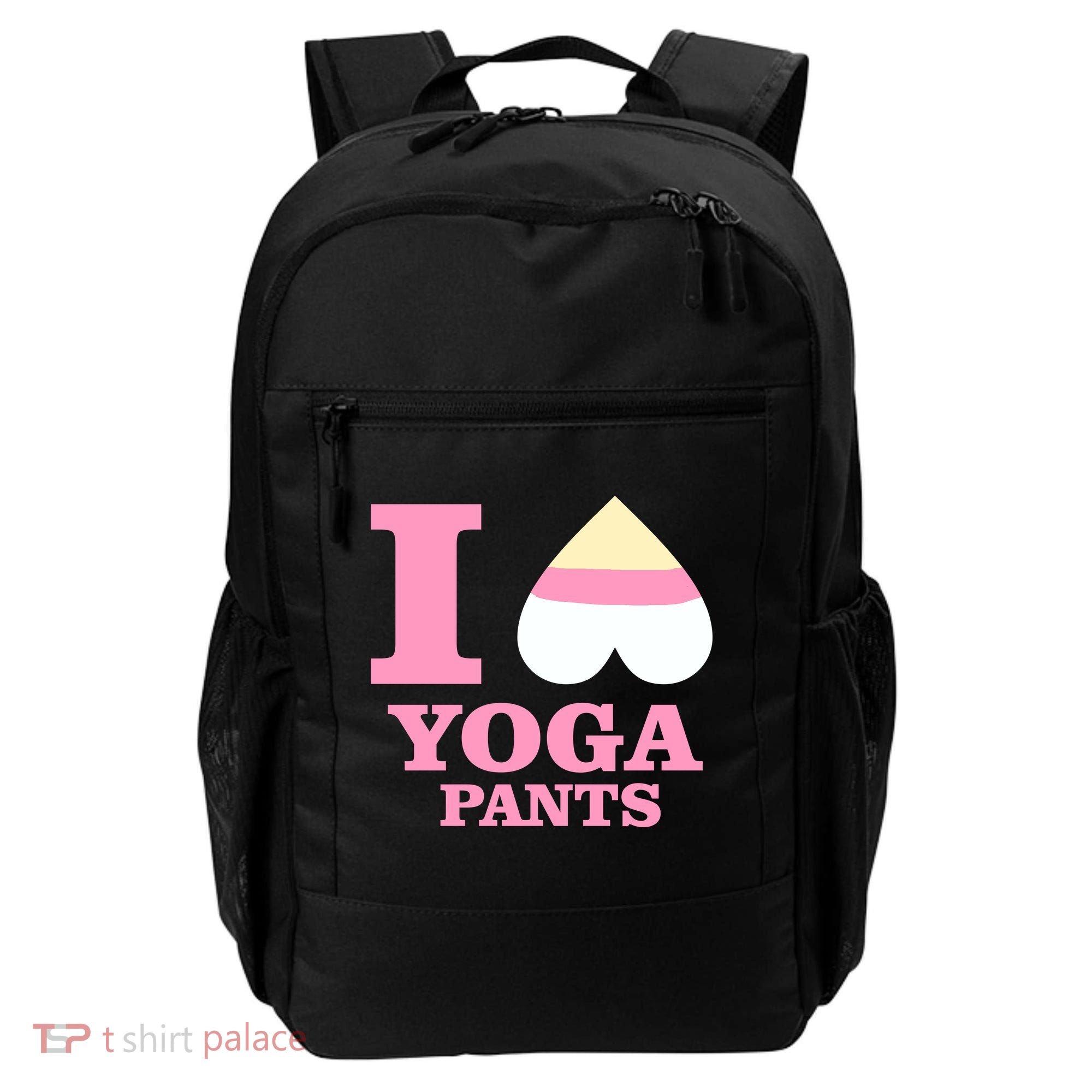 I Heart Yoga Pants Backpack