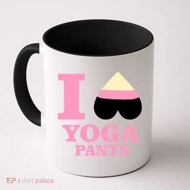 I Heart Yoga Pants Coffee Mug