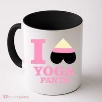 I Heart Yoga Pants Coffee Mug thumb 0