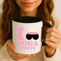 I Heart Yoga Pants Coffee Mug thumb 3